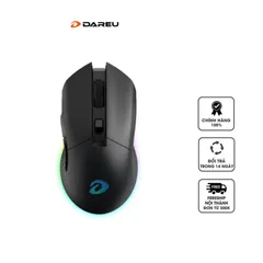 Chuột Không Dây Gaming Dareu EM901X RGB Led - Thiết Kế Hiện Đại, Dock Sạc Nhanh, Thời Gian Sử Dụng 18 Giờ