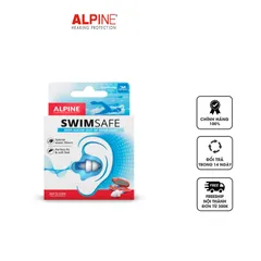 Nút Bịt Tai Đi Bơi Chống Nước Alpine SwimSafe Cho Người Lớn - Ngăn Nước, Ngừa Nhiễm Trùng Tai, Người Tham Gia Thể Thao Nước
