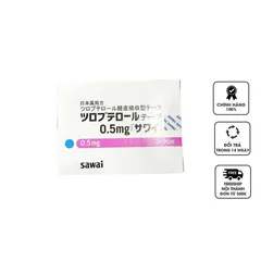 Miếng dán hỗ trợ giảm ho Sawai Tulobuterol 0.5mg Nhật Bản cho bé - Giải pháp hô hấp an toàn cho trẻ từ 6 tháng đến 3 tuổi