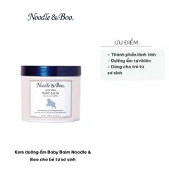 Kem Dưỡng Ẩm Baby Balm Noodle & Boo Cho Bé Từ Sơ Sinh - An Toàn, Lành Tính, Dưỡng Ẩm Hiệu Quả Dành Cho Da Nhạy Cảm 283g