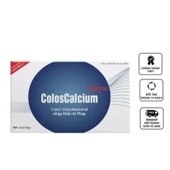 Viên uống canxi hữu cơ Coloscalcium Grow 90 viên - Bổ sung Canxi D3 K2 cho trẻ em và phụ nữ mang thai, hỗ trợ phát triển xương khỏe mạnh