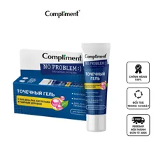 Gel Chấm Mụn Compliment SOS No Problem AHA BHA PHA 25ml - Giải Pháp Làm Khô Mụn, Giảm Sưng Và Ngừa Mụn Tái Phát