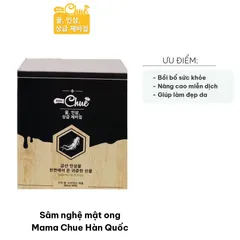 Sâm nghệ mật ong Mama Chue Hàn Quốc 500ml - Tăng cường sức khỏe, làm đẹp da, hỗ trợ miễn dịch cho cả gia đình từ 10 tuổi trở lên
