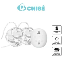 Máy Hút Sữa Đôi Rảnh Tay CHIBÉ CB010 - 3 Chế Độ Thông Minh, Pin Sạc USB, Thiết Kế Nhỏ Gọn, Tiện Dụng Cho Mẹ