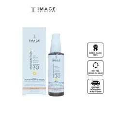 Tinh chất chống nắng Image Prevention+ Sun Serum SPF 30 Tinted - Bảo vệ da, che khuyết điểm, chống tia UVA/UVB, thích hợp mọi loại da