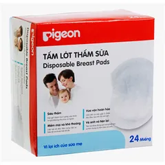 Miếng Lót Thấm Sữa Pigeon - 24 Miếng Hộp, Dành Cho Mẹ - Hút Sữa Nhanh Chóng, Tiện Lợi Và Thoải Mái Khi Sử Dụng