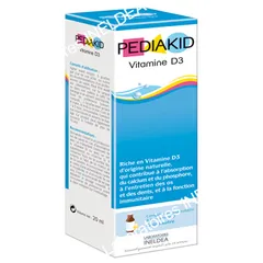 (Hàng nhập khẩu) Pediakid Vitamin D3 20ml - Siro bổ sung Vitamin D tự nhiên cho trẻ
