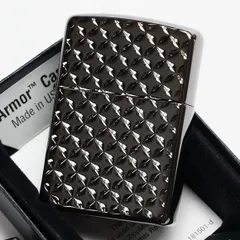 Bật Lửa Zippo 28186 Diamond Cut Armor Ebony - Bật Lửa Sang Trọng Chống Gió Hàng Chính Hãng, Thiết Kế Độc Đáo, Chất Liệu Gỗ Mun