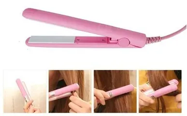 Máy Là Tóc Mini Hello Kitty Miss J Màu Hồng Dễ Thương - Làm Nóng Nhanh, Thiết Kế An Toàn Cho Mái Tóc, Phù Hợp Du Lịch