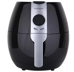 Nồi Chiên Không Dầu Lock&Lock ECF-302R Đen - Công Nghệ Rapid Air Giúp Chiên Thực Phẩm Ngon, Ít Dầu Mỡ, Dung Tích 3.2L