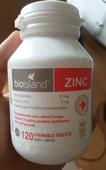 Viên Bổ Sung Kẽm Bio Island Zinc Úc 120 Viên Cho Trẻ Từ 1 Tuổi Hỗ Trợ Tăng Cường Sức Đề Kháng Và Tiêu Hóa Tốt