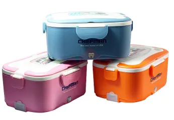 Hộp Cơm Hâm Nóng Chefman Inox CM-112i - Bảo Hành 24 Tháng, Thiết Kế Sang Trọng, Chống Tràn, Kèm Túi Đựng Da Cao Cấp