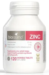 Viên Bổ Sung Kẽm Bio Island Zinc Úc 120 Viên Cho Trẻ Từ 1 Tuổi Hỗ Trợ Tăng Cường Sức Đề Kháng Và Tiêu Hóa Tốt
