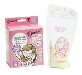 Túi trữ sữa SunMum Thái Lan 50 chiếc - An toàn Free BPA, Dung tích 250ml, Tiện dụng cho mẹ và bé, Chất lượng cao, Hàng chính hãng