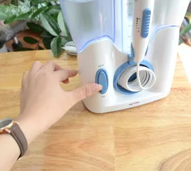 Máy Tăm Nước Maxcare Max 456 Plus Sóng Siêu Âm - Vệ Sinh Miệng Hiệu Quả, 12 Đầu Chuyên Biệt, Bảo Hành 12 Tháng