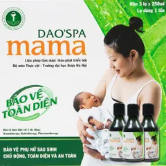 Nước Tắm Xông Cho Mẹ Sau Sinh Dao'spa Mama - Tinh Dầu Oải Hương, Phục Hồi Sức Khỏe, Thư Giãn Tinh Thần, 250ml