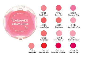 Phấn Má Hồng Dạng Kem Canmake Cream Cheek Nhật Bản - Gel Dễ Tán, Rạng Ngời Tươi Tắn, Nét Hài Hòa Cho Làn Da