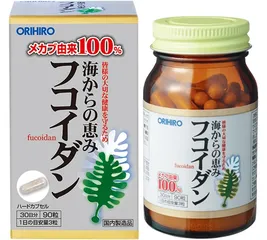 Tảo Fucoidan Orihiro Nhật Bản 90 Viên - Hỗ Trợ Tăng Cường Sức Khỏe, Đề Kháng, Chống Oxy Hóa, Cải Thiện Tiêu Hóa