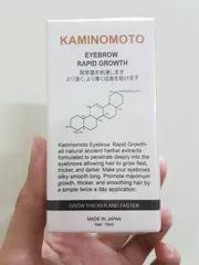 Dung dịch hỗ trợ mọc lông mày Kaminomoto Nhật Bản - Kích thích mọc lông mày dày, đẹp từ Hồng Sâm và thảo dược tự nhiên.