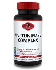 Viên Uống Hỗ Trợ Cải Thiện Tai Biến Nattokinase Complex Olympian Labs - Giải Pháp Tốt Cho Tim Mạch, Hỗ Trợ Điều Hòa Huyết Áp 30 Viên