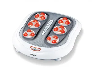 Máy Massage Chân Khô Beurer FM60 Nhập Khẩu Đức - Thiết Bị Massage Thư Giãn Với Đèn Hồng Ngoại & 18 Đầu Nút Massage êm ái