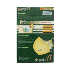 Khẩu Trang Trẻ Em Kissy Sợi Hoạt Tính Che Tai - Bảo Vệ Sức Khỏe, Thiết Kế Thời Trang, Nhiều Họa Tiết Đáng Yêu