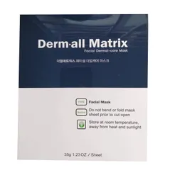 Mặt Nạ Derm-All Matrix Hàn Quốc - Dưỡng Ẩm Chuyên Sâu, Dưỡng Sáng, Chất Liệu Giấy Thiên Nhiên