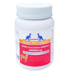 Viên Uống Nhau Thai Cừu Augoldhealth 5000mg - Hỗ Trợ Làm Đẹp Da Trắng Sáng, Mịn Màng Tự Nhiên, 100 Viên Úc Chất Lượng