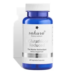 Viên uống trắng da Sakura L-Glutathione Reduced Nhật Bản - Giải pháp làm sáng da tự nhiên, hỗ trợ cải thiện sắc tố và chống lão hóa hiệu quả.