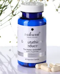 Viên uống trắng da Sakura L-Glutathione Reduced Nhật Bản - Giải pháp làm sáng da tự nhiên, hỗ trợ cải thiện sắc tố và chống lão hóa hiệu quả.