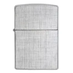 Bật Lửa Zippo Linen Weave 28181 Mạ Chrome Vân Xước - Thiết Kế Đặc Biệt, Sang Trọng và Chất Lượng Cao