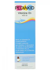 (Hàng nhập khẩu) Pediakid Vitamin D3 20ml - Siro bổ sung Vitamin D tự nhiên cho trẻ