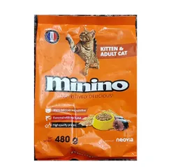 Thức ăn hạt Minino cho mèo vị cá ngừ - Dinh dưỡng toàn diện cho mọi lứa tuổi - Hỗ trợ sức khỏe và hệ miễn dịch mèo