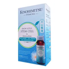 Nước Uống Hỗ Trợ Làm Đẹp Da Kinohimitsu Stem Cell Drink - Collagen Từ Thiên Nhiên, Tái Tạo Da Trẻ Trung, 2 Chai 50ml
