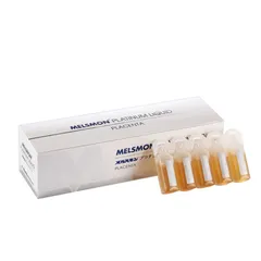 Nước Uống Tế Bào Gốc Nhau Thai Melsmon Platinum Liquid - Hộp 30 ống x 10ml, Làm Đẹp Da, Tươi Trẻ, Nhật Bản
