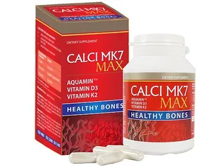 Viên Uống Bổ Sung Canxi Tảo Biển Đỏ Calci Mk7 Max - Hỗ Trợ Sức Khỏe Xương Khớp Vitamin D3, K2 - 60 Viên
