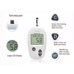 Máy Đo Đường Huyết Safe Accu Sinocare - Bộ 50 Que Thử và 50 Kim, Kết Quả Nhanh Chóng, Dễ Sử Dụng, Công Nghệ Đức