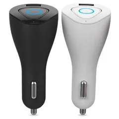 Tẩu Sạc Ô Tô Kiêm Tai Nghe Bluetooth Roman R6000 - Thiết Kế Độc Đáo, Công Nghệ Khử Tiếng Ồn, Tiện Lợi Khi Lái Xe