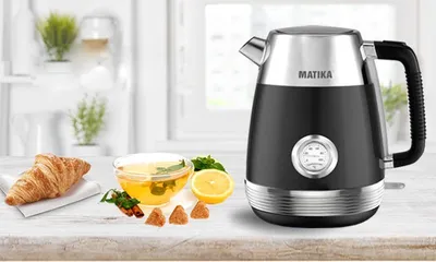 Ấm Siêu Tốc Matika MTK-1869 - Công Suất 1800W, Cảm Biến Nhiệt, Dung Tích 1.7L, Đun Nước Nhanh Chóng, Đồ Gia Dụng Cao Cấp