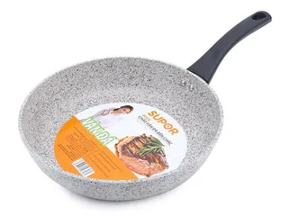 Chảo Chống Dính Men Đá Supor F23A24IH 24cm - Dùng Được Trên Mọi Loại Bếp, An Toàn, Tiện Dụng cho Gia Đình