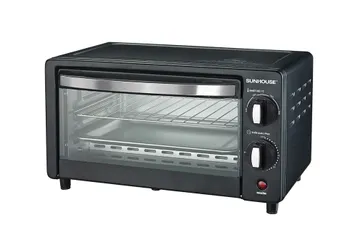 Lò Nướng Điện Sunhouse SHD4206 10L Hẹn Giờ - Lò Nướng Hiện Đại 800W Tiện Lợi Cho Gia Đình