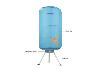 Tủ Sấy Quần Áo Tiross TS880 - Thiết Kế Tròn, Công Nghệ Nhiệt Hiện Đại, Sấy Nhanh, Bảo Vệ Vải, Phù Hợp Căn Hộ Nhỏ, Tối Đa 10kg