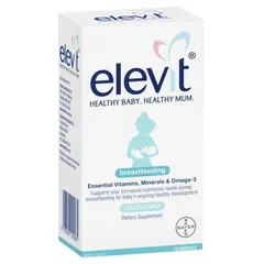 Vitamin Elevit Sau Sinh Breastfeeding của Úc 60 Viên - Hỗ Trợ Mẹ Phục Hồi Sức Khỏe và Cải Thiện Chất Lượng Sữa Mẹ