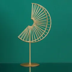 Phụ kiện trang trí để bàn hình lá hình nan - Thiết kế nghệ thuật hiện đại mang lại vẻ đẹp gần gũi với thiên nhiên cho không gian sống
