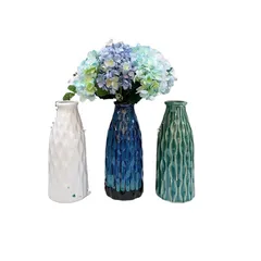 Bình Hoa Xoắn Gốm Sứ Bát Tràng - Trang Trí Không Gian Sang Trọng, Đẹp Mắt, Hiện Đại, 29cm - Quà Tặng Thú Vị cho Nội Thất