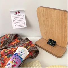 Gương Gập Trang Điểm Phong Cách Hàn Quốc - Thiết Kế Nhỏ Gọn, Tiện Lợi, Decor Phòng Xinh Xắn