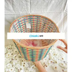 Sọt Cói Để Đồ Decor Trang Trí Nhà - Đan Thủ Công, Khung Sắt Chắc Chắn, Nhiều Mẫu Thiên Nhiên, Chất Liệu Thân Thiện Môi Trường