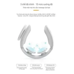Máy Massage Cổ Vai Gáy Cao Cấp SKG 4098E - Giảm Đau, Thư Giãn Với 3 Chế Độ Mát Xa, Công Nghệ TENS Và Sưởi Ấm Giai Điệu Cho Cơ Thể Thoải Mái