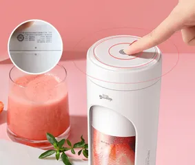 Máy Xay Sinh Tố Không Dây Deerma NU30 - Cầm Tay, Pin 1500mAh, Thiết Kế Nhỏ Gọn, Lưỡi Dao Inox 304, Phù Hợp Du Lịch, Picnic