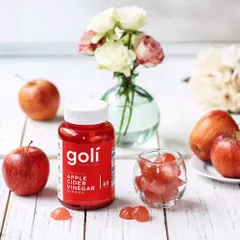 Kẹo Dẻo Giấm Táo Goli Apple Cider Vinegar Hộp 60 Viên - Hỗ Trợ Giảm Cân, Làm Đẹp Da, Cải Thiện Tiêu Hóa, Hương Vị Nguyên Chất